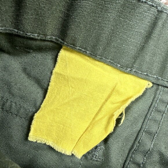 Vintage Military Pants Green OG 507 Utility Trousers 70s USA Fits 26x30 - Picture 4 of 11